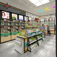 Étagère de présentation modulaire personnalisée pour magasin de cosmétiques, haute qualité, rendu 3D gratuit en 3 jours, service OEM/ODM disponible