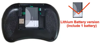 Mini Teclado Inalámbrico I8 Colorido para Android TV Box, Proyector Inteligente, Control Remoto con Retroiluminación