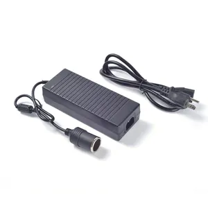 Convertitore AC-DC 12V 10A alimentatore con 100-240V To12volt presa accendisigari per auto adattatore di alimentazione universale da tavolo