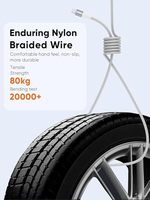 Câble USB C 2 en 1 CableCreation 6FT 60W 3A à charge rapide, cordon de données tressé en nylon pour appareils Type C et 8 broches