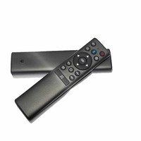 Télécommande Air Mouse vocale avec code fixe, gyroscope 6 axes, apprentissage IR pour ATV, Android TV Box, TV Stick, projecteur intelligent