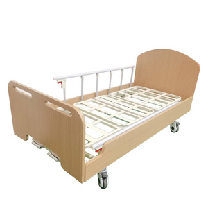 Lit médicalisé en bois massif avec tête et pied de lit, multifonctionnel, fabricant de Guangzhou - Product Image 5