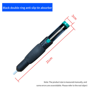 Bomba Desoldadora <span class=keywords><strong>de</strong></span> Doble Anillo, Extractor <span class=keywords><strong>de</strong></span> Soldadura Manual con Fuerte Succión para Eliminar Uniones <span class=keywords><strong>de</strong></span> Soldadura - Product Image 5