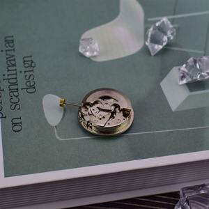 Montre artistique de luxe pour femmes, en plaqué Nickel, mouvement mécanique - Product Image 3