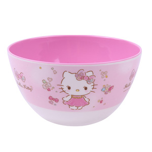 Hello Kitty Melamine Bowl Pink Cartoon Design For Children Party Use - Product Image 1