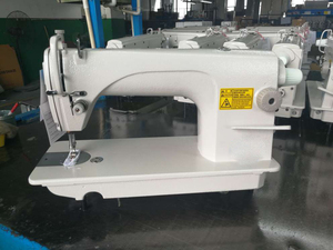 Machine à coudre industrielle à point noué simple 8700, neuve, alimentation manuelle, plateforme plate, pour usine de fabrication - Product Image 3