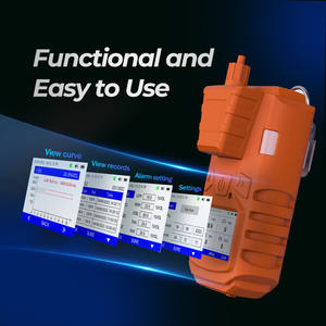 <span class=keywords><strong>Detector</strong></span> de Gás Portátil 4 em 1 Fosensor, Monitor de Gás para H2S, CO, O2, Detecção de Vazamento de Gás Inflamável - Product Image 6