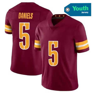 Jersey Anak-Anak Remaja Washington Berkualitas Tinggi5 #   Jersey Sepak Bola Amerika Daniels 1Samuel SR 17 Mclaurin Jahitan Terbatas Dengan Logo - Product Image 3