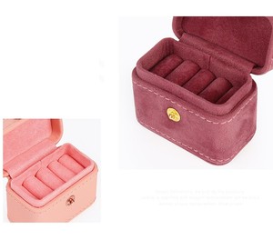 High Quality Jewelry Case Storage VelvetJewelry <b>Travel</b> Case Leather Jewelry <b>Travel</b> Case - Product Image 5