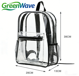 <span class=keywords><strong>Sac</strong></span> à <span class=keywords><strong>dos</strong></span> transparent en PVC tendance avec fermeture éclair, idéal pour festivals, concerts, écoles, <span class=keywords><strong>sac</strong></span> de sécurité, logo personnalisé, faible MOQ 30 pièces, OEM - Product Image 2