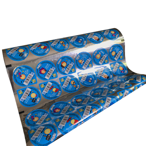 Película de Embalaje Suave y Brillante para Tapas de Vasos, Impresa Personalizada, de Grado Alimenticio, en Rollo, de PET, para Vasos de Gelatina - Product Image 3