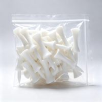 Tees de golf en plastique, lot de 100, hauteur 3-1/4 et 2 3/4 pouces, avec pas de descente, longueur 83 mm, couleurs assorties