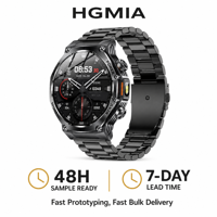 Montre connectée sportive AK82 2026 avec écran de 1,8 pouce, appels Bluetooth, moniteur de fréquence cardiaque et d'oxygène sanguin, étanchéité IP67 pour activités sportives et extérieures