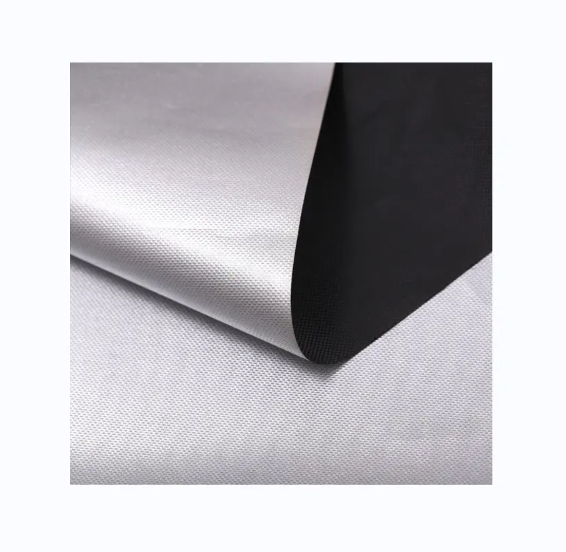 IN STOCK camping tarp fabric 210D 420D silver Coated blackout Oxford Fabric for car cover and curtain