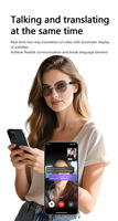 Occhiali Audio Smart AI Senza Montatura, Occhiali da Sole con Lenti Fotocromatiche Anti-Luce Blu e Traduttore Integrato, Occhiali Audio Smart con Chat GPT