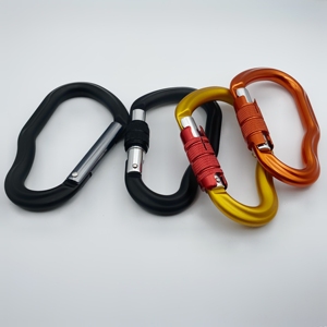 CLIWIZ 25KN Gancho de presión de escalada de aluminio redondo con cerradura en forma de D de alta resistencia SGM7117 - Product Image 6