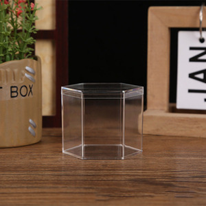 Boîte d'emballage en plastique PS recyclable en gros pour bonbons et cadeaux, bacs <span class=keywords><strong>de</strong></span> <span class=keywords><strong>rangement</strong></span> en plastique pour artisanat, 2,75 x 2,36 x 2,16 pouces - Product Image 2