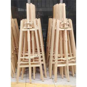 Chevalet en bois de pin jaune Lida 1,2 m 1,5 m 1,75 m, support d'exposition pour œuvres d'art, origine Chengdu - Product Image 4