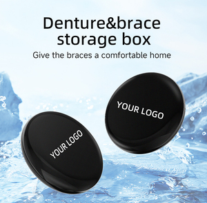 Opbergdoos voor beugels met logo, magnetisch sluitbaar, voor orthodontische beugels en gebitsprotheses - Product Image 3