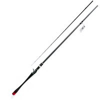 Canne à pêche à lancer pour bar, Fishingsoul BAR304, ultra-légère, en fibre de carbone haute performance, avec anneaux Fuji et porte-moulinet Fuji