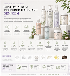Set de Cuidado Capilar Vegano Natural para Cabello Rizado al por Mayor con Aceite de Coco, Sin Sulfatos, Brillo, Acondicionador sin Enjuague de Menta y Champú para Rizos - Product Image 6