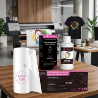Tinta DTF Putih Anti-Sumbat Btransfer 500ml Isi Ulang Pigmen Tekstil dengan Film Transfer DTF 13 Inch Cocok untuk Printer DTF A3