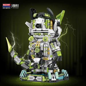 Balody Serpent Mech Animals & Nature <b>Building</b> <b>Blocks</b> 1398Pcs Plastic 11.5x16.5x19.2Cm for Boys Age 8-13 Years - Product Image 3