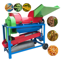 Batteuse multifonctionnelle diesel/électrique Birui pour millet, sorgho, maïs, haute productivité, capacité de 2000 kg/h pour usage domestique et agricole