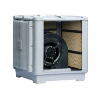 Refroidisseur d'air centrifuge industriel évaporatif à conduit, monté sur toit, mur ou fenêtre