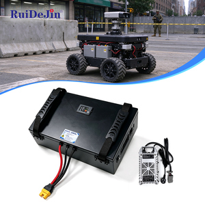 Paquete de Baterías de Litio LiFePO4 Modular de 48V 200Ah para UGV de Carga Autónoma con Diseño de Intercambio en Caliente y BMS de Equilibrio de Celdas Recargable - Product Image 1
