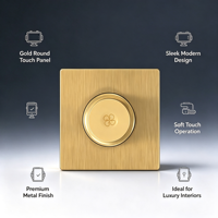 Contrôleur de vitesse de ventilateur pour hôtel et maison, interrupteur de commande de ventilateur électrique en matériau durable, variateur mural