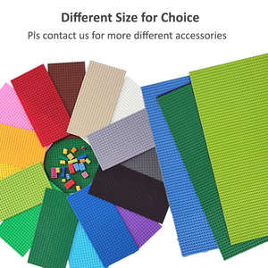 Penjualan terlaris 32x32 piring dasar blok partikel kecil kompatibel 32*32 Dot 25.5*25.5CM blok bangunan pelat dasar besar mainan - Product Image 6