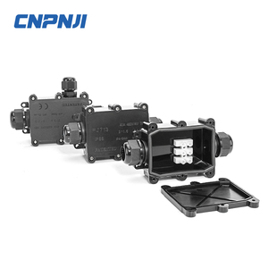 IP68 không thấm nước Hộp nối M20 <span class=keywords><strong>3</strong></span>-cách cắm dòng ngoài trời cáp đồng trục nối ABS PC Made thiết bị điện tử cụ Thùng - Product Image 6