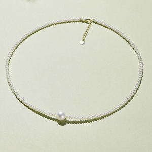 สร้อยคอไข่มุกเงินแท้ 925 รุ่น ALICE สำหรับทั้งชายและหญิง - Product Image 2