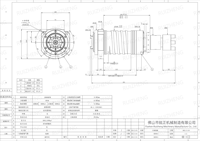 Bt30 mesin Cnc BT40 6000rpm 8000rpm, poros sabuk pasangan langsung Diameter 150mm sabuk Atc poros Drive dengan saluran air luar