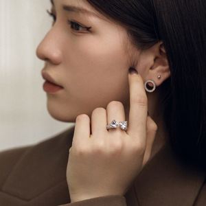 Dylam Women <b>Adjustable</b> Birthday Valentine Gift Jewelry 925 Sterling <b>Silver</b> Open Heart Stones Constellation <b>Silver</b> <b>Rings</b> - Product Image 5