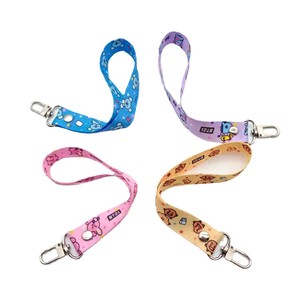 Aangepaste K-pop polyester ketting korte waterfleshouderkoord korte mobiele telefoon handriem sleutelhangerkoord Kpop polsbandjes - Product Image 5