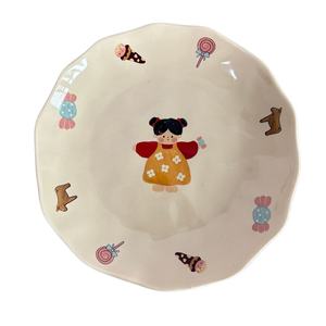 Bol à riz individuel en céramique, motif dessin animé, mignon, pour la famille (parents-enfants), compatible micro-ondes, avec glaçure colorée, pour la maison, vente en gros, modèle Gourmand - Product Image 5