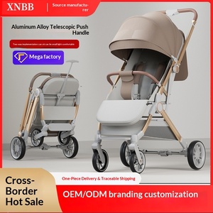 Nuevo Modelo X5, Carrito de Bebé de Cuatro Ruedas, Plegable, con Asiento Reclinable, Ultraligero, Portátil, con Amortiguador y <span class=keywords><strong>Sombrilla</strong></span> - Product Image 5