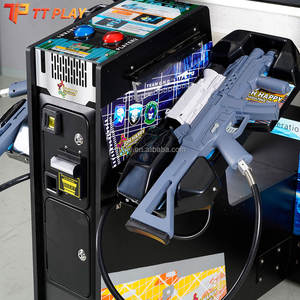 Máquina de juego de disparos con pantalla de 55 pulgadas, sensor de operación <span class=keywords><strong>Ghost</strong></span>, control de pedal de disparo, uso comercial, operada con monedas, para salón de juegos. - Product Image 5