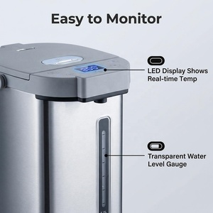Nuevo Modelo Ideal para Oficina en Casa, Hervidor de Agua Eléctrico con Pantalla LED y Temperatura Ajustable, Termo de 5 Litros, Dispensador de Agua - Product Image 6