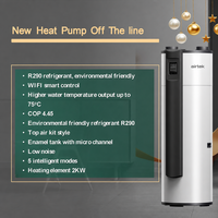 Vente directe usine – Chauffe-eau domestique en acier inoxydable avec pompe à chaleur 100L – Réservoir de stockage d'eau chaude à pompe à chaleur