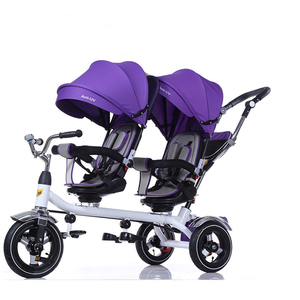 Bicicleta con <span class=keywords><strong>paraguas</strong></span> para niños, triciclo para bebés, gemelos - Product Image 2