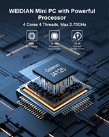 Hystou P09B Intel Alder Lake N100 4 LAN 4 cœurs 4 threads 3,40 GHz Mini PC de bureau sans ventilateur, nouveau pare-feu Pfsense