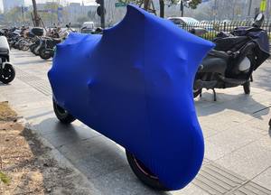 Housse de moto personnalisée en spandex hautement élastique, flexible, douce et extensible, housse anti-poussière pour moto d'intérieur - Product Image 5