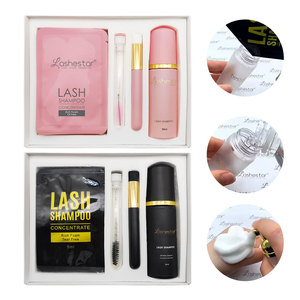 Kit de champú para limpieza de pestañas al por mayor de Etiqueta Privada, solución concentrada de espuma para pestañas, champú para pestañas, cepillo, desmaquillador de ojos - Product Image 6