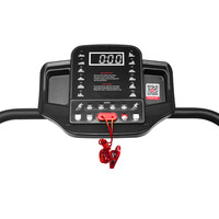 Caminadora Eléctrica con Pantalla LED para Uso Doméstico con Capacidad de 100 kg para Correr en el Gimnasio y Desarrollo Muscular