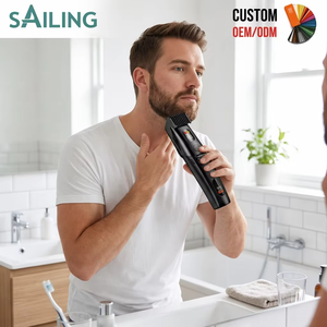 ST4-1022-1-SAILING Afeitadora Eléctrica 2 <span class=keywords><strong>en</strong></span> 1 <span class=keywords><strong>para</strong></span> Hombre, Acero Inoxidable, Succión al Vacío, Resistente al Agua IPX6, Recargable por USB - Product Image 1