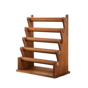 Solid Wood Bracelet Rack 4 Tier Jewelry Display <b>Stand</b> For Hair Ties Beads Storage Organizer - Product Image 1