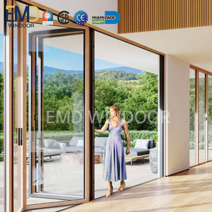 Modern Design High Quality Villa Soundproof Design Aluminium Grill <b>Swing</b> Casement Door - Product Image 4